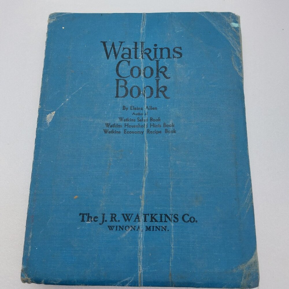 Vintage 1948 Watkins Cookbook by Elaine Allen Very Well Used